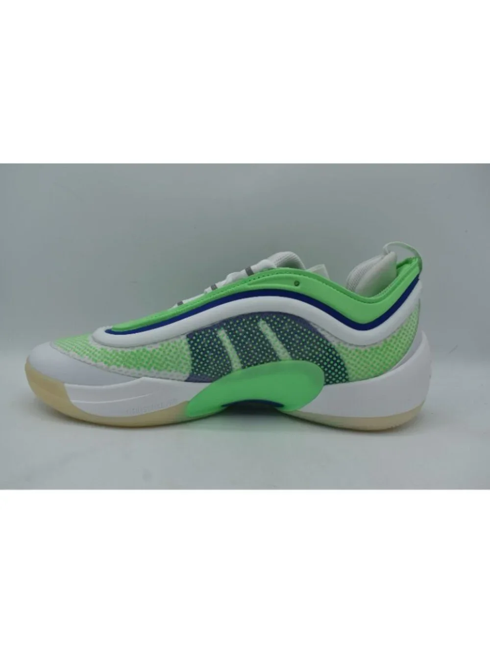 Adidas Mens Size 13 D.O.N. Issue 6 White Green‎ Blue Basketball Shoes Sneakers